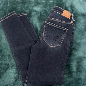 Women's American Eagle Dark Blue Jegging